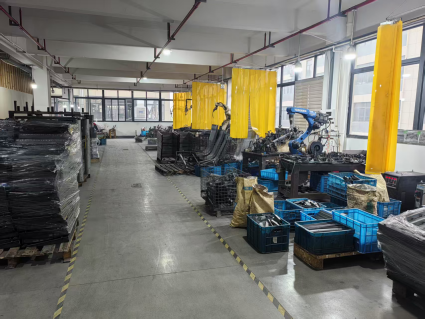 Pipe benders and processing area