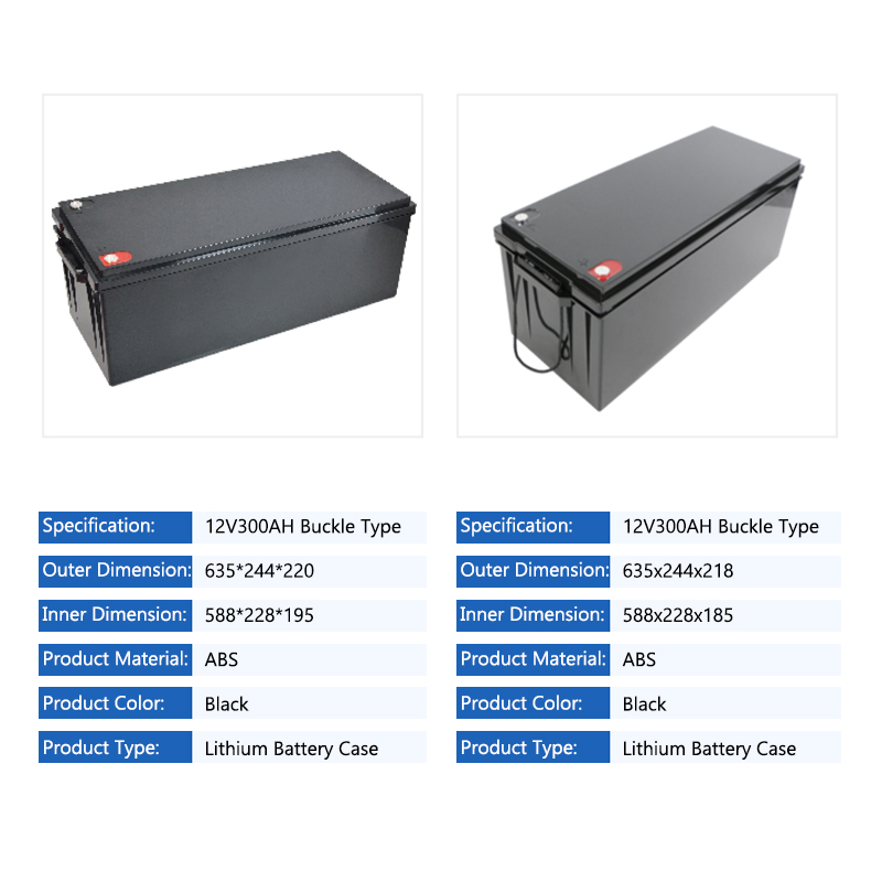 Waterproof Shockproof 185Ah 190Ah 200Ah 250Ah 300Ah Enclosure 12v Lifepo4 Battery Box For LiFePO4 Battery Pack