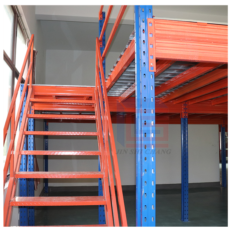 Corrosion-Protected Cold Rolled Steel Mezzanine Floor Platform for Industrial Storage Applications