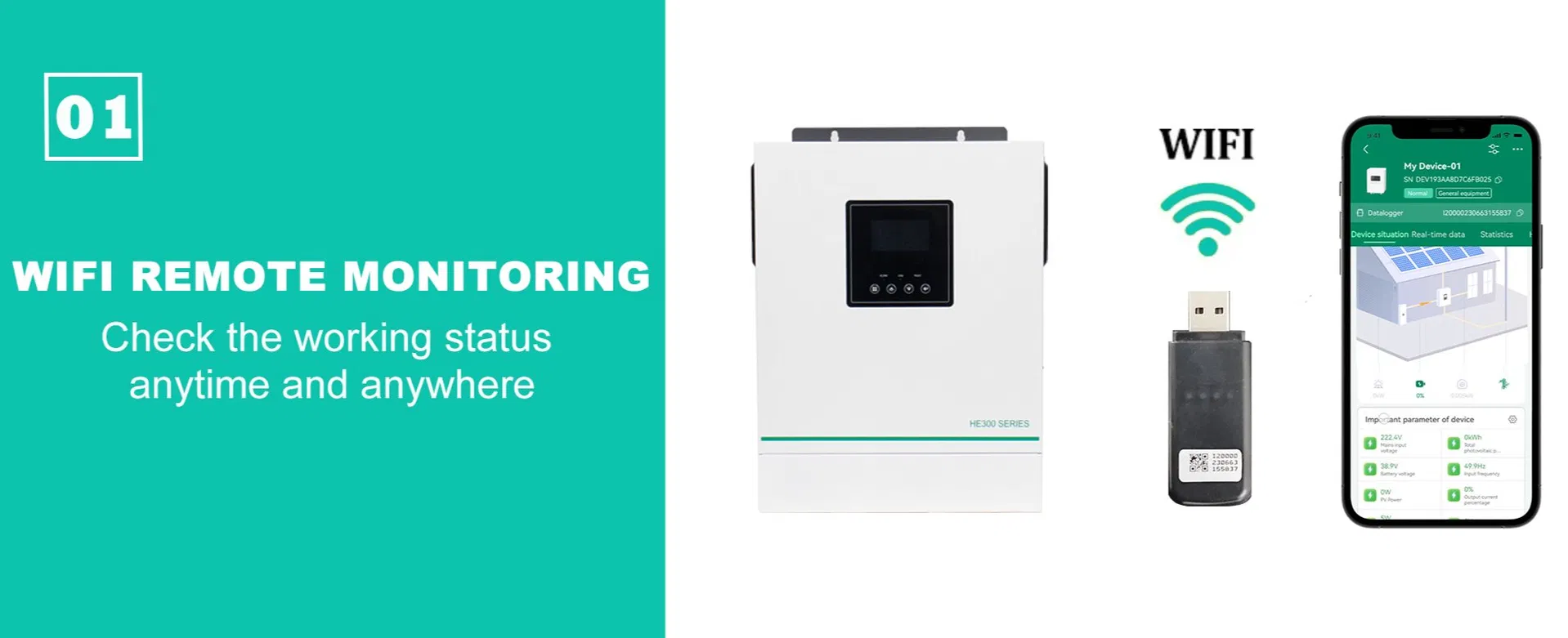 Smart Hybrid Solar Inverter for Enhanced Energy Efficiency and Savings