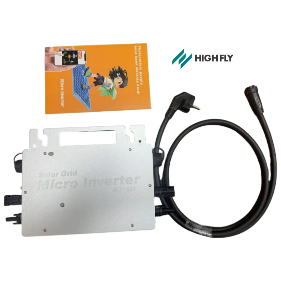Highfly 800W On-Grid Smart Micro Inverter Anti-Reverse Flow Solar Inverter for Balcony Single Phase Output