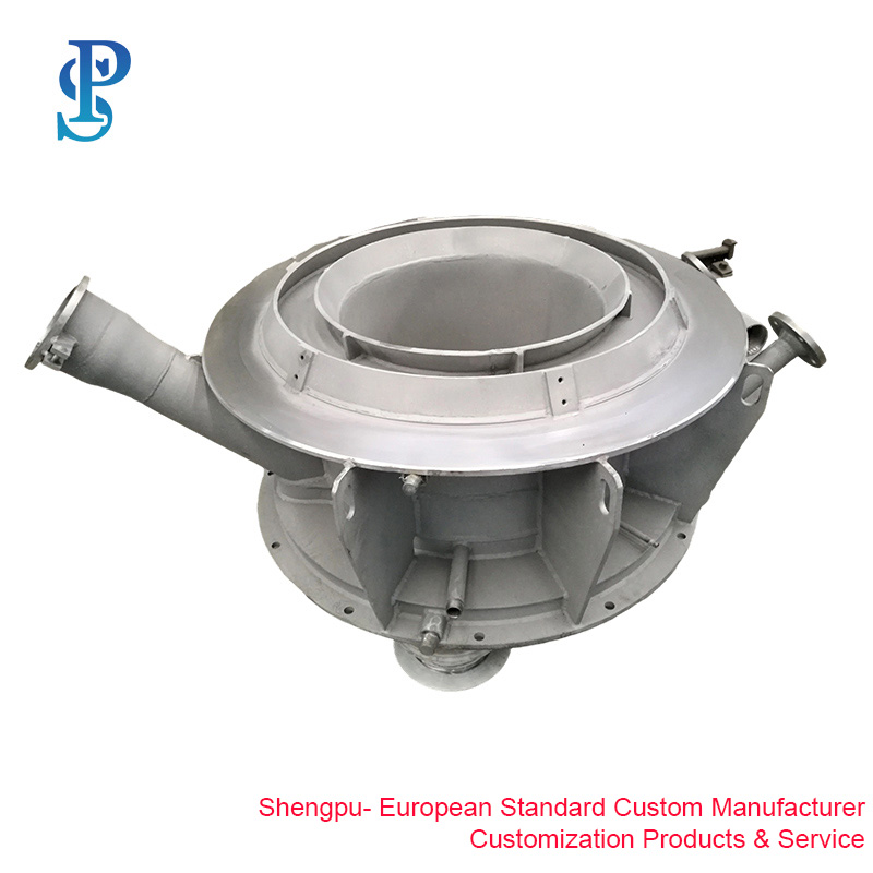 ISO Certified Custom Carbon Steel Metallurgy Smelting Industry Steel Plant Components Machine Foundation Base of Melting Furnace