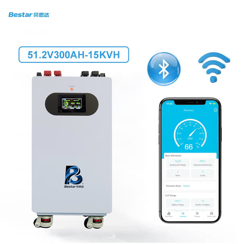 Customized 48V 300Ah LiFePO4 Solid State Lithium Battery Pack IP65 15kWh Home Storage Backup With 10-Year Warranty