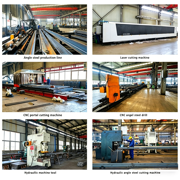 Custom Heavy-Duty Hot Dip Galvanized Steel Power Transmission Tower Overhead Line Support Welding/Cutting/Bending Available