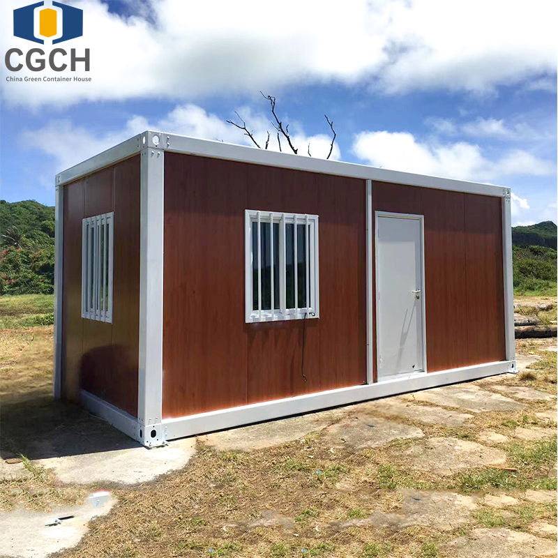 CGCH Detachable Flat Pack Container House No Asbestos Prefab Flat Pack Container House Container House 20Ft For Office Or Living