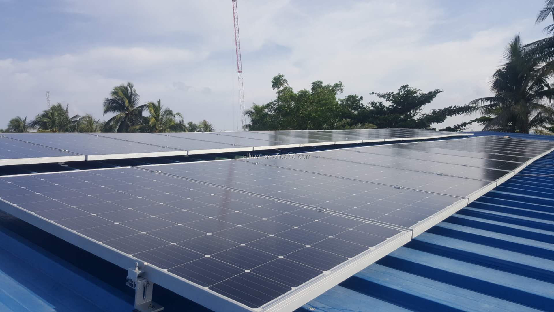 Factory roof setup in Indonesia