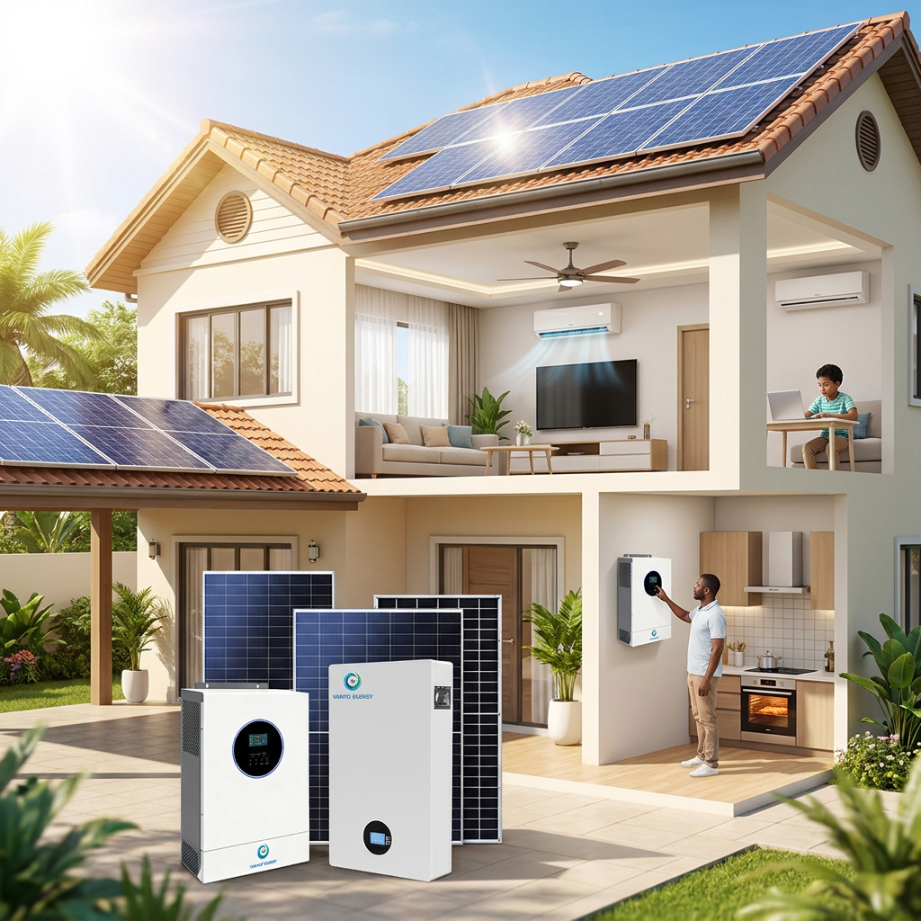 3kw 6kw 11kw 22kw Solar Panel Kit off Grid Solar System Off-grid Solar System Complete Set