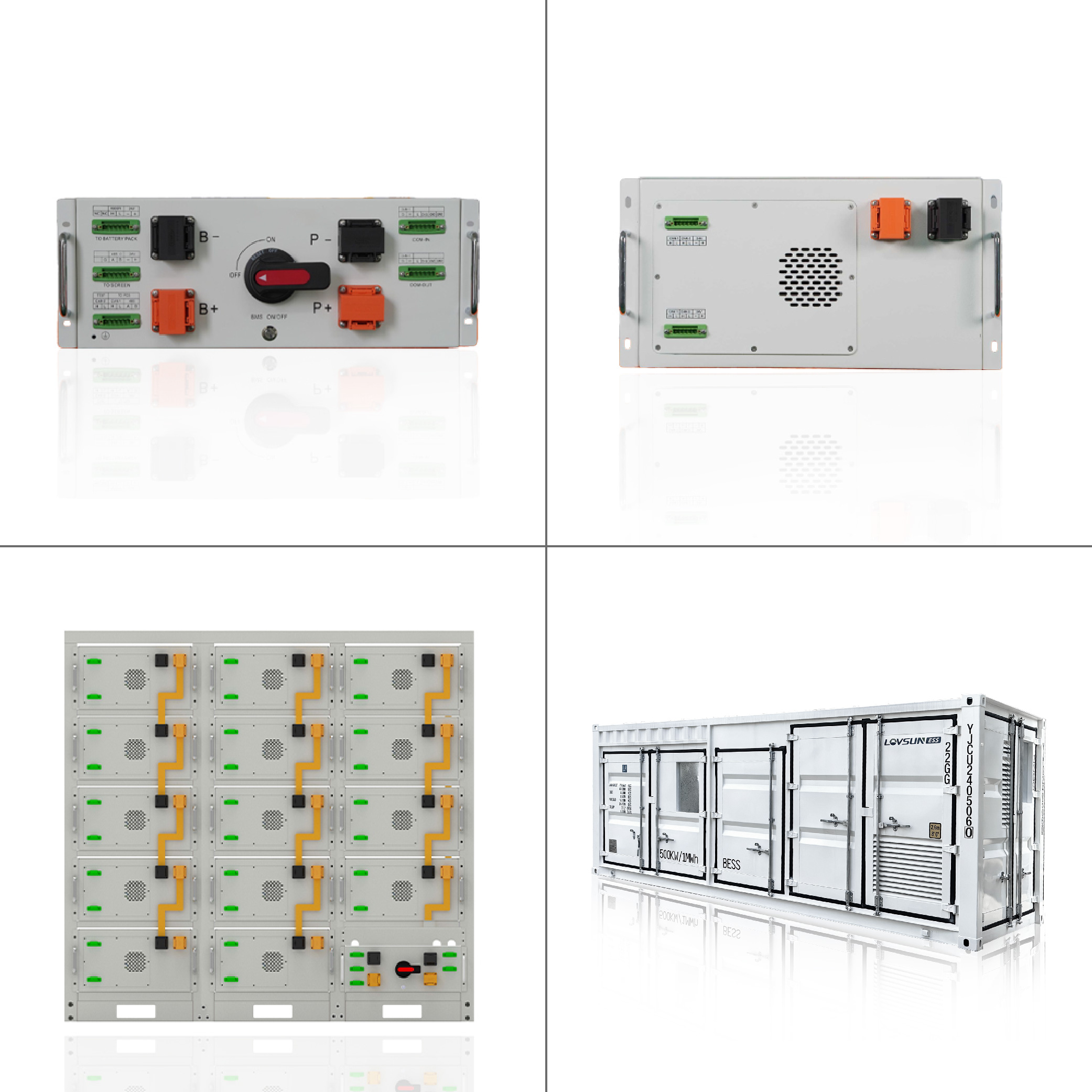 Commercial CATL 20FT 1MWh 2MWh 5MWh Lithium Ion Battery Bess ESS 500KW PCS Battery Energy Storage System Container