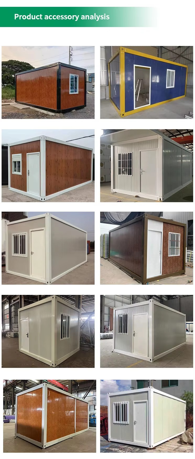 Finished modular housing setup B