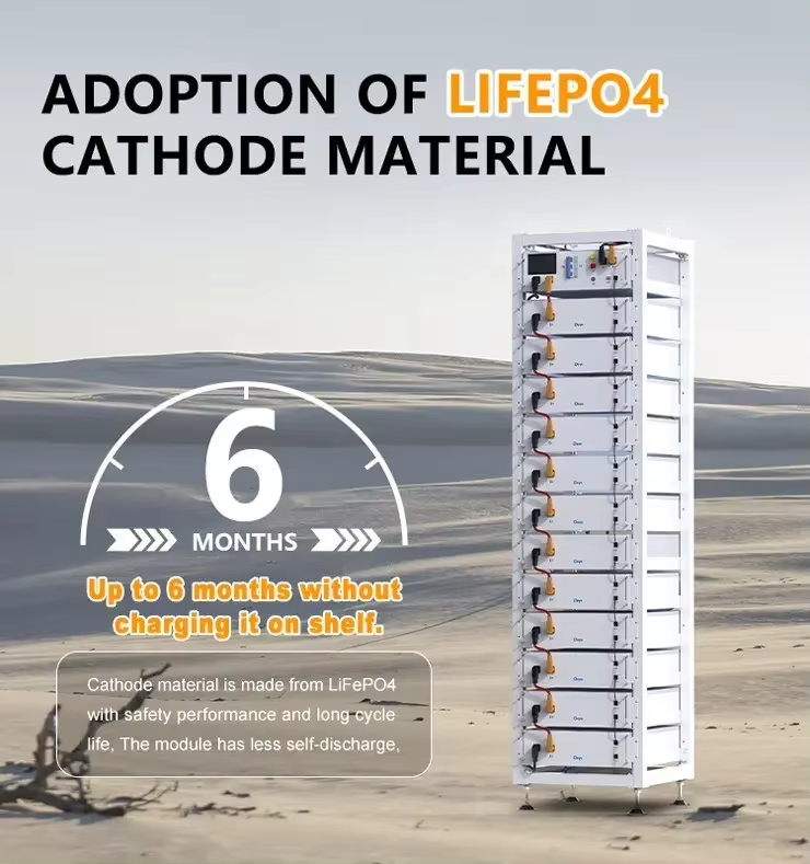 Deye Battery LiFePO4 Battery BOS-G Pro Rack-Mounted High Voltage 5.12kWh Energy Storage Lithium-Ion Batteries for Sale