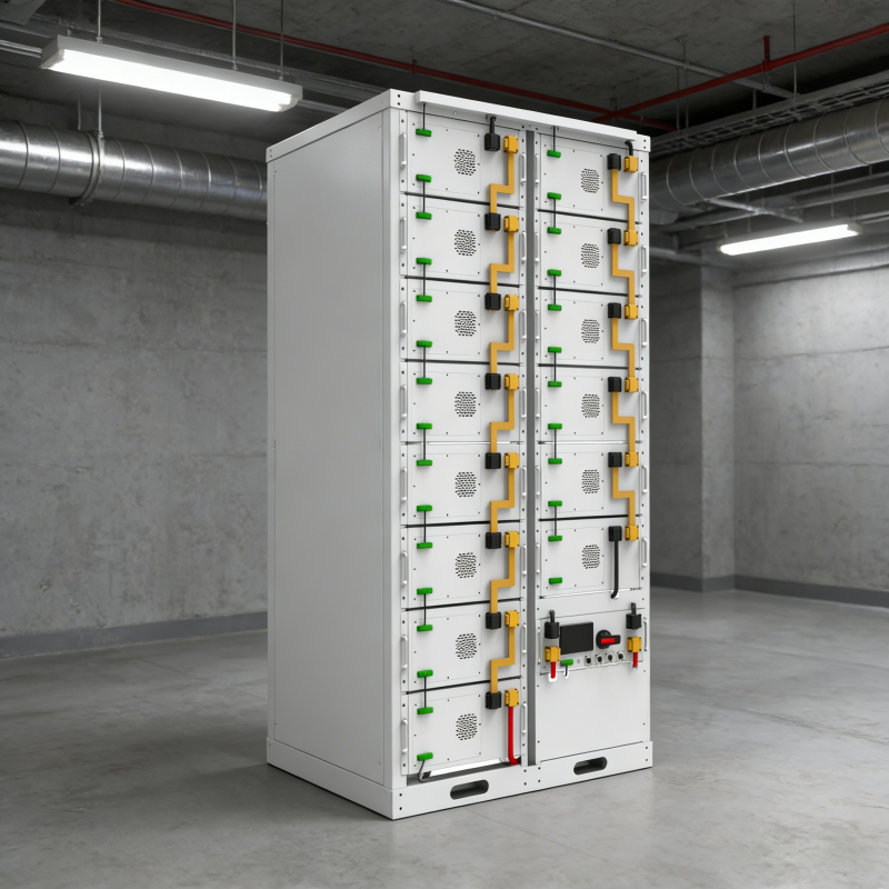 100kWh LiFePO4 Battery ESS Modular Solar Energy Storage System All-in-One Rack Mount for Commercial &amp; Industrial Use