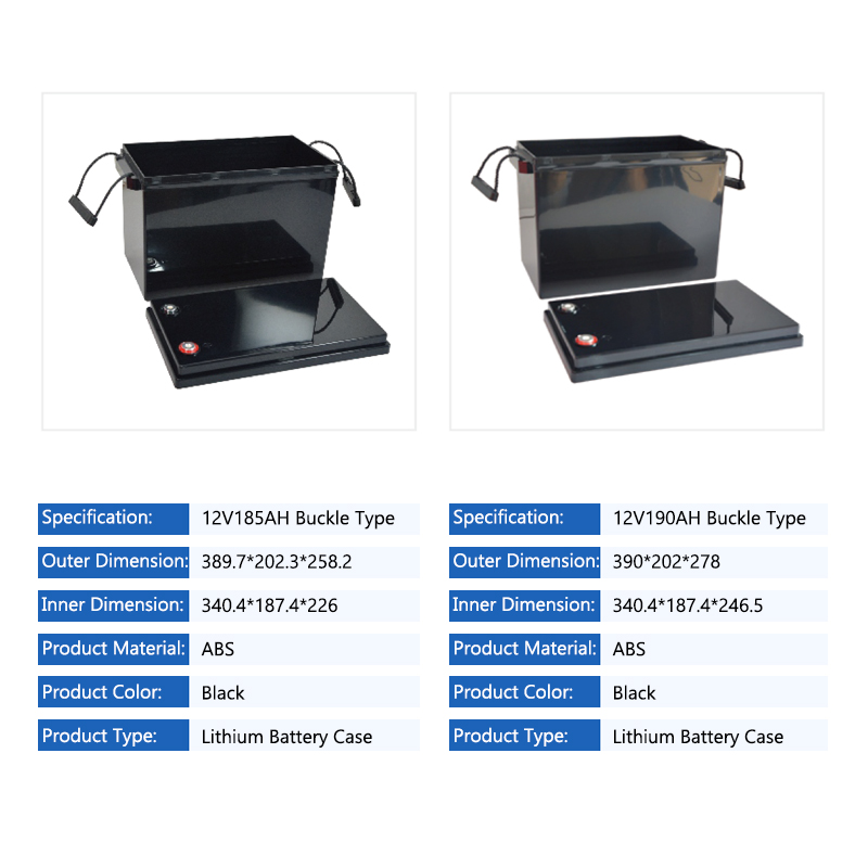 Waterproof Shockproof 185Ah 190Ah 200Ah 250Ah 300Ah Enclosure 12v Lifepo4 Battery Box For LiFePO4 Battery Pack