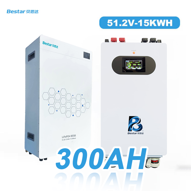 Customized 48V 300Ah LiFePO4 Solid State Lithium Battery Pack IP65 15kWh Home Storage Backup With 10-Year Warranty