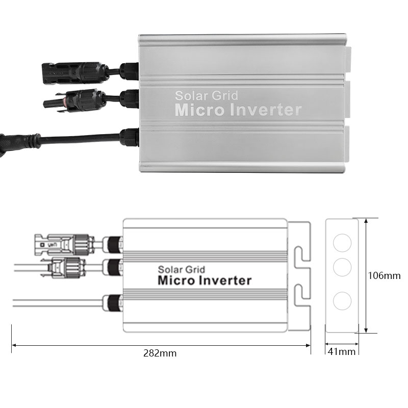 Cheap and High Quality 120W 150W 180W 260W 300W 350W 500W 600W 700W Micro Inverter for Home Use