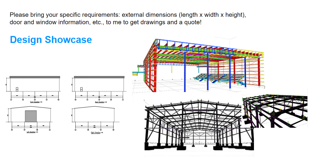 3D BIM Steel Framing Details