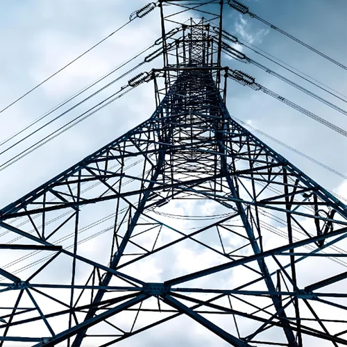 Custom Heavy-Duty Hot Dip Galvanized Steel Power Transmission Tower Overhead Line Support Welding/Cutting/Bending Available