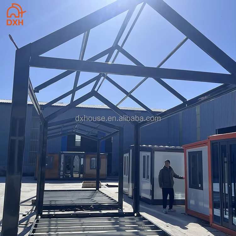 Assembly Integrated Steel Prefab Detachable 10ft Flat Pack 20ft Low Cost Prefabricated 30ft 40ft Assembly Container House Frame