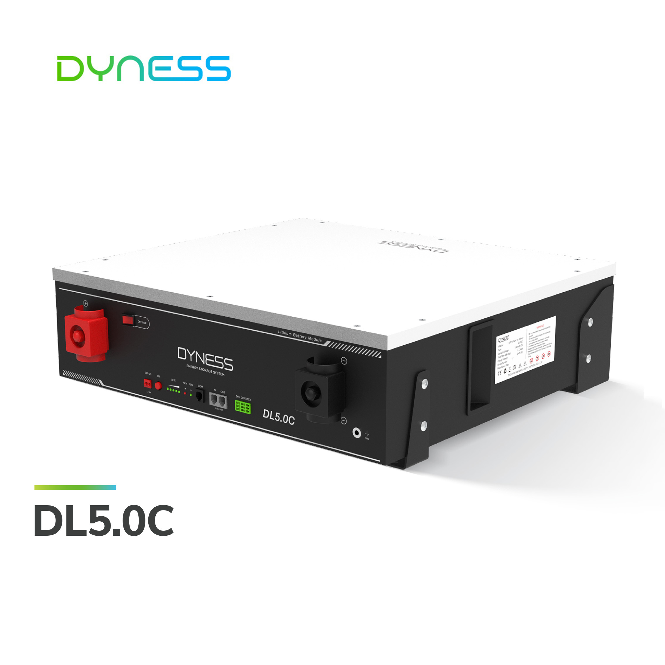 Dyness DL5.0C 10 Year Warranty 19 Inches 51.2V 100Ah 50pcs Parallel 5KWH-250KWH Rack Power Container Home Energy Storage