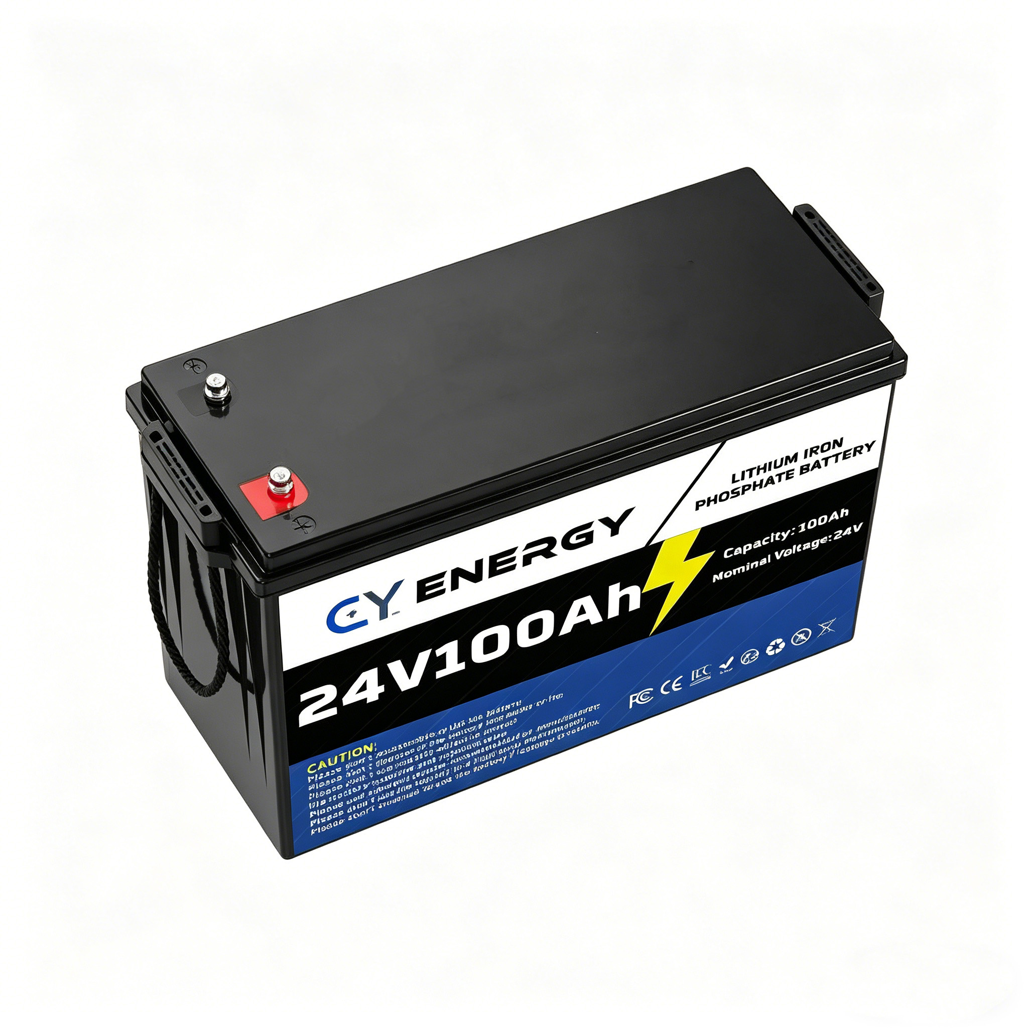 US EU Stock 25.6V 100Ah LiFePO4 Battery 4P2S Expansion 2560Wh 4000-Cycle RV/Camper Solar Marine Overland/Van Off-Grid CE