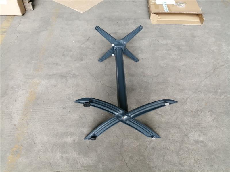 Modern Style Aluminum Stackable Folding Outdoor Table Base