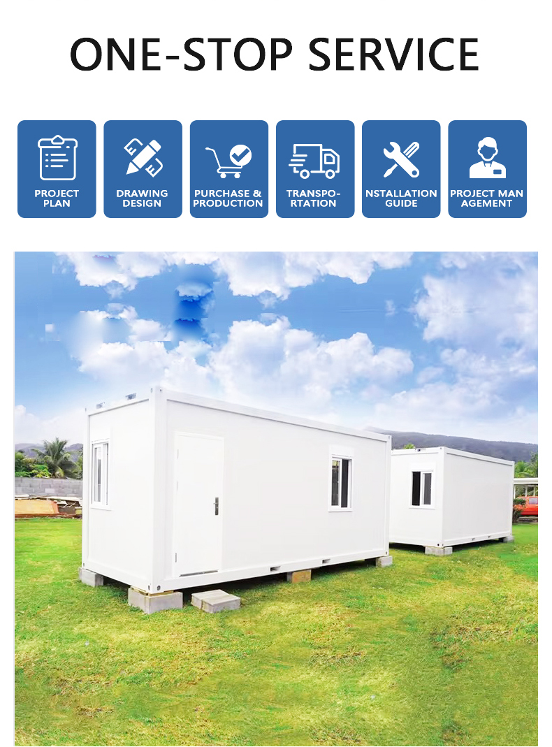 Completed Container House Structure
