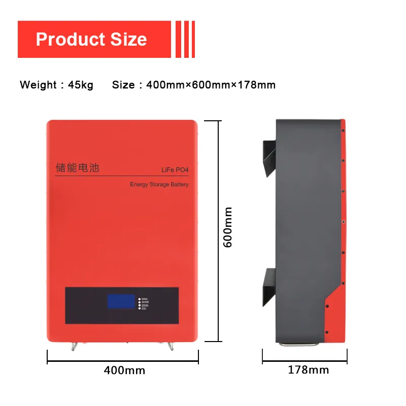 5kwh LiFePO4 Battery Wall-Mounted Gotion Cell 51.2V 100ah Home Energy Storage