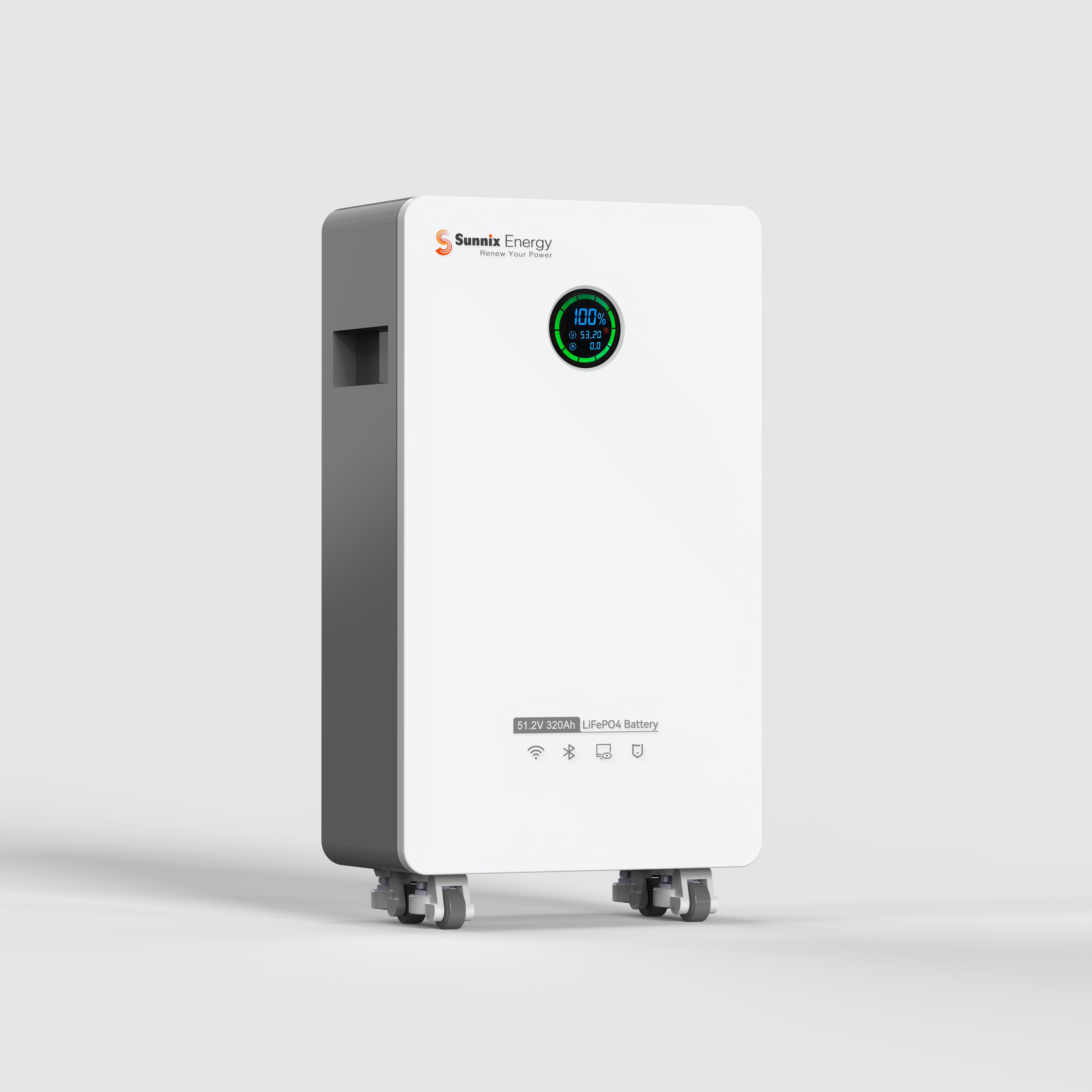 Sunnix Split Lithium Lon Battery 51.2V 300Ah LiFePO4 15kwh 16kwh Home Energy Storage System 10-Year