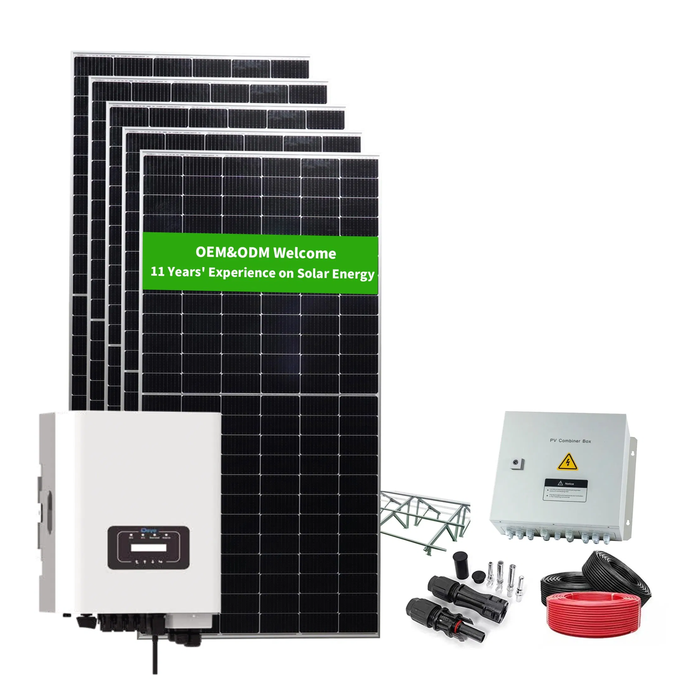 Hospital School Use on Grid Tied Complete Set Roof Mount Solar Tracking Solar Panel 1MW System 1 Megawatt 500kw Whole Set