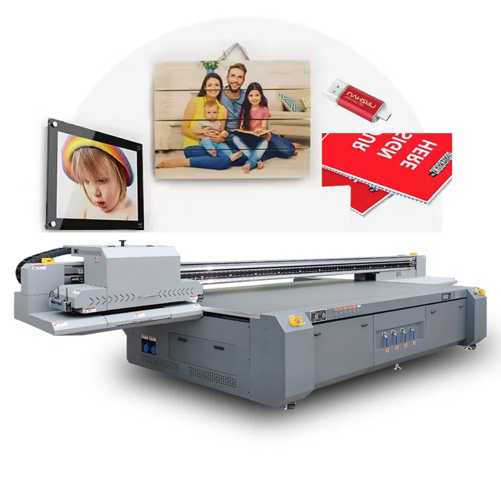 Large Format UV Flatbed Inkjet Printer Industrial Acrylic Ceramic Glass Wallpaper Wood Metal PVC Printing Machine