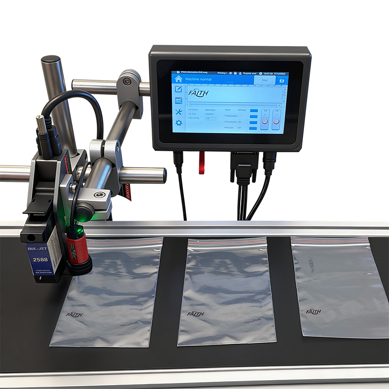 Faith Online Inkjet Printer Lableling Machine Tij Inkjet Printer for Character Date Qr Code Printing