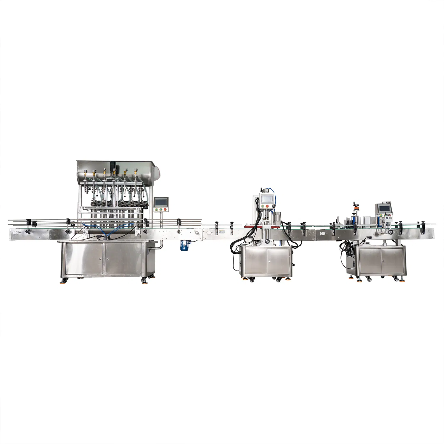 Liquid Beverage Water Glass Beer Filling Bottle/Laundry Detergent Capping Labeling Printing/Auto Digital High Speed Liquid Paste Filling Machine