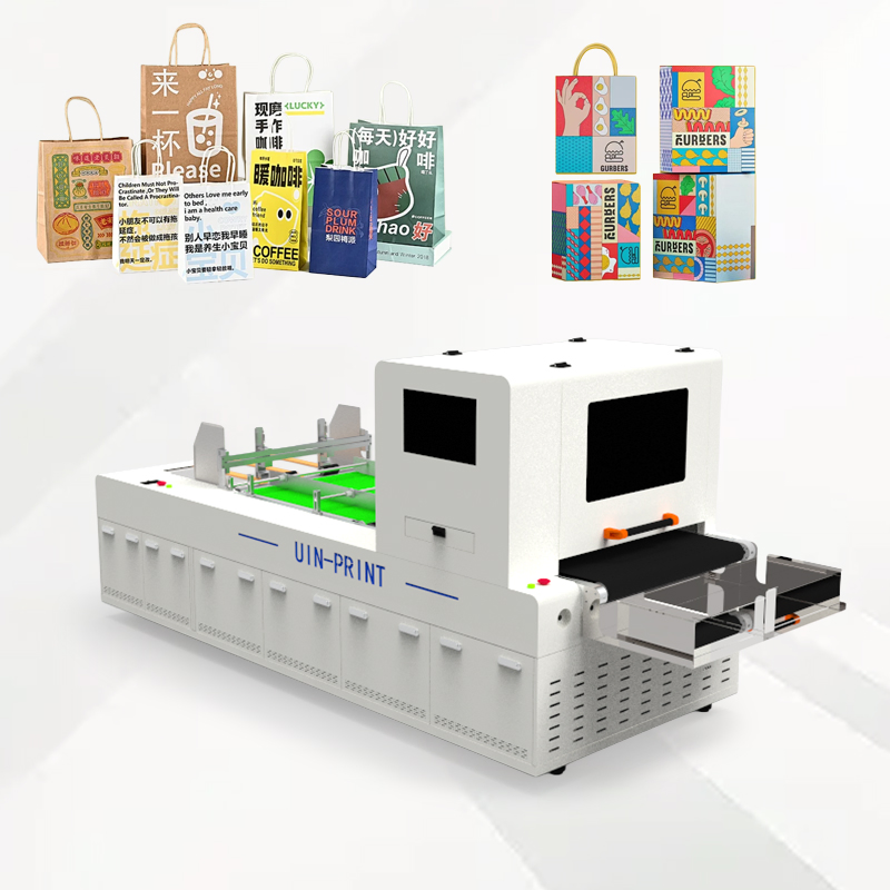 Digital Inkjet One Pass Printer with Automatic Feeder for Corrugated Paper Box Printing with HP Printhead