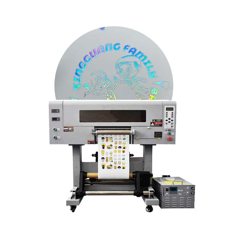 Small UV Dtf Printer 2-in-1 Mobile Case Boxes A3 Dimension 30cm Lamination Printing Machine Metal/Plastic Surface UV Ink