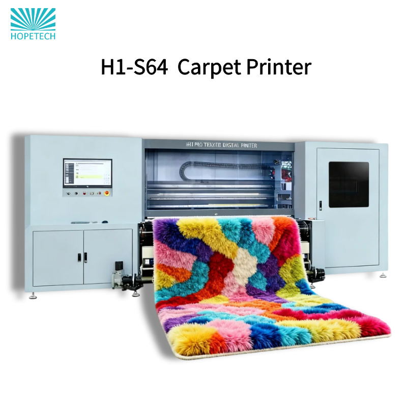 Hopetech H1-S64 Carpet Printer High-Resolution Carpet Printer Carpet Digital Printer