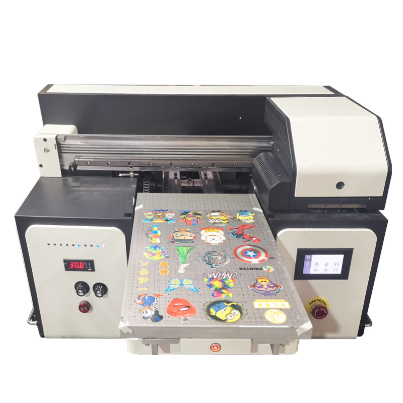 A3 Bouble Printheads Sign Supplier UV Printer Braille with Varnish