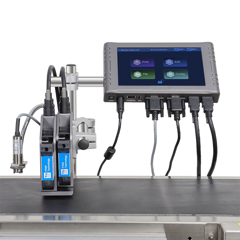2024 New Release Online Inkjet Tij Printer for Conveyor Belt with Water-Proof Ink