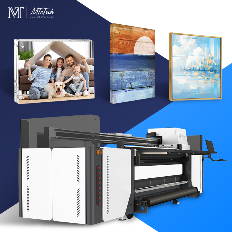 High Speed Digital Large Format Inkjet UV Printing Machine for Metal/Glass/Wood