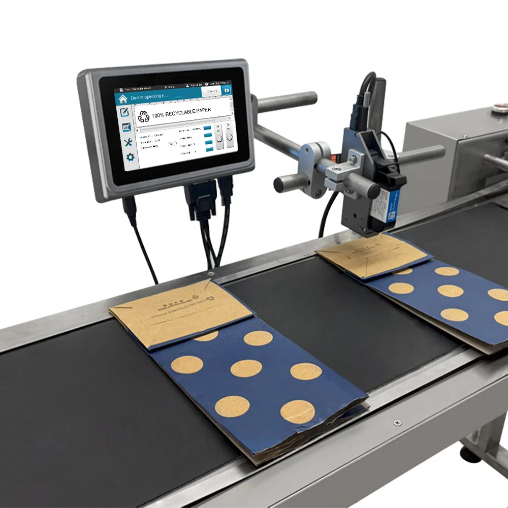 Faith Online Inkjet Printer Lableling Machine Tij Inkjet Printer for Character Date Qr Code Printing