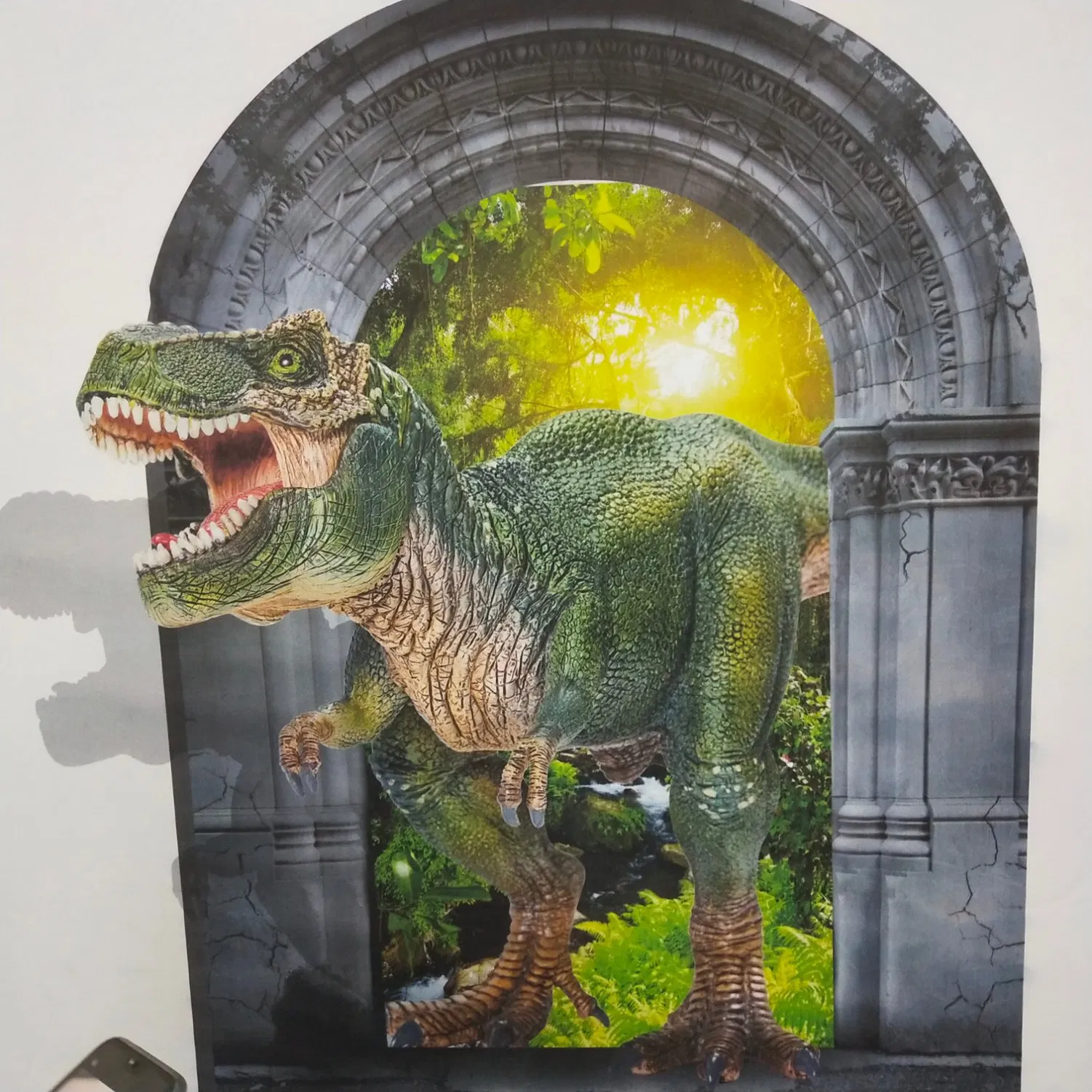 3D Auto Effect Vertical Wall Art Glass Wood Ceramic Metal Indoor Home Direct Digital Wall Floor Spraying Painting Printers Printing Machines