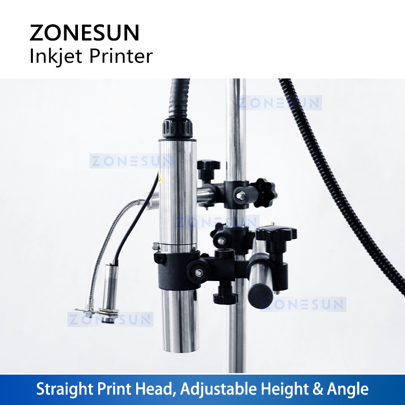 Zonesun Zs-Iip800inkjet Printer Digital Code Printing Machine Number Logo Date Coder for Glass Metal Steel Plastic PVC Carton Batch