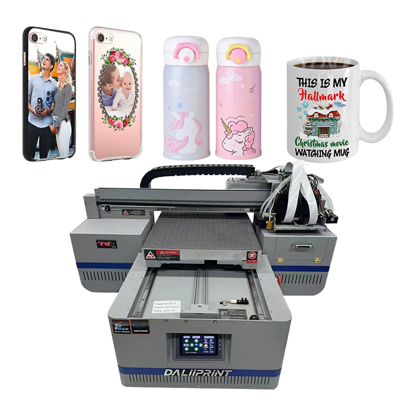 Industrial Machine 3040 UV Flatbed Printer Digital Machine A3 Size Commercial Printing High Speed Acrylic Printer