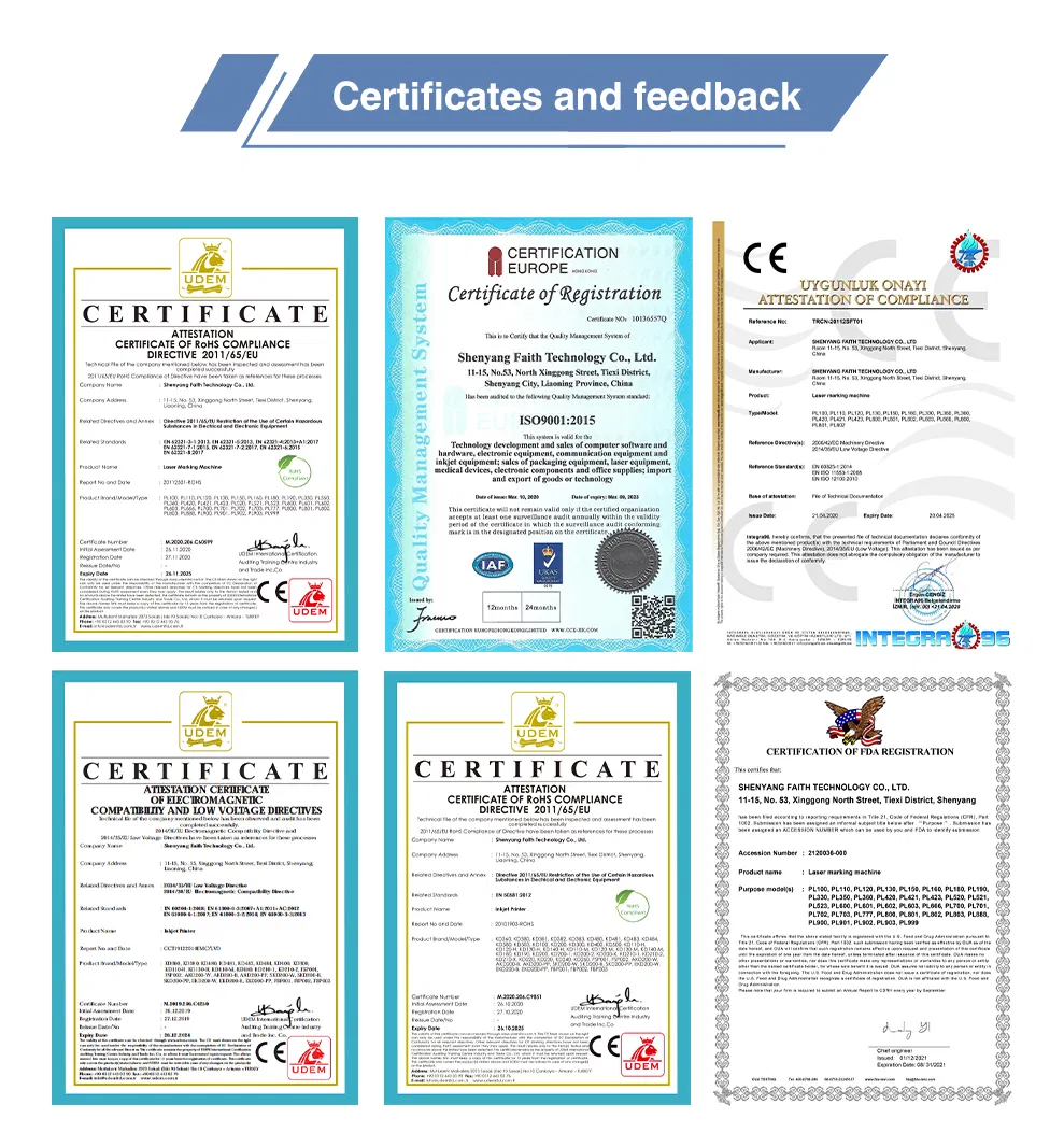 Certifications