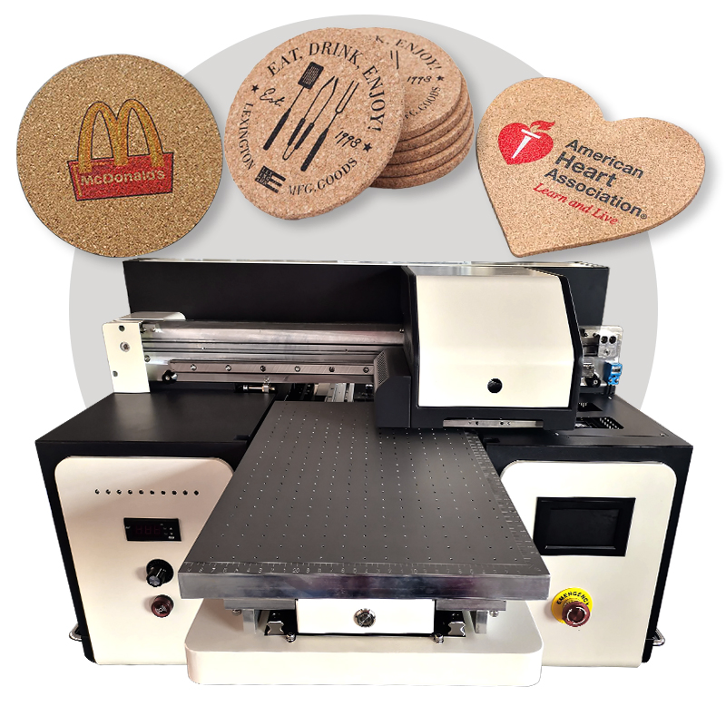 A3 Bouble Printheads Sign Supplier UV Printer Braille with Varnish