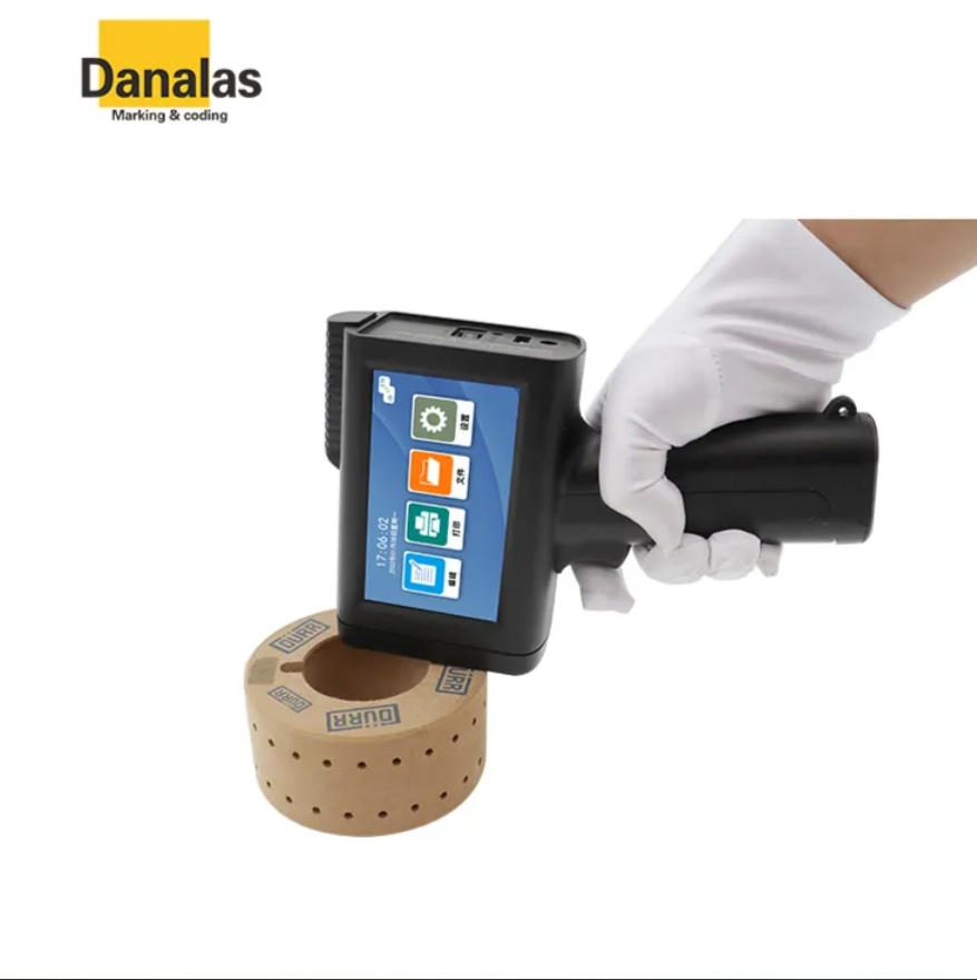 Compact Handheld Inkjet Printer for Convenient on-The-Go Printing