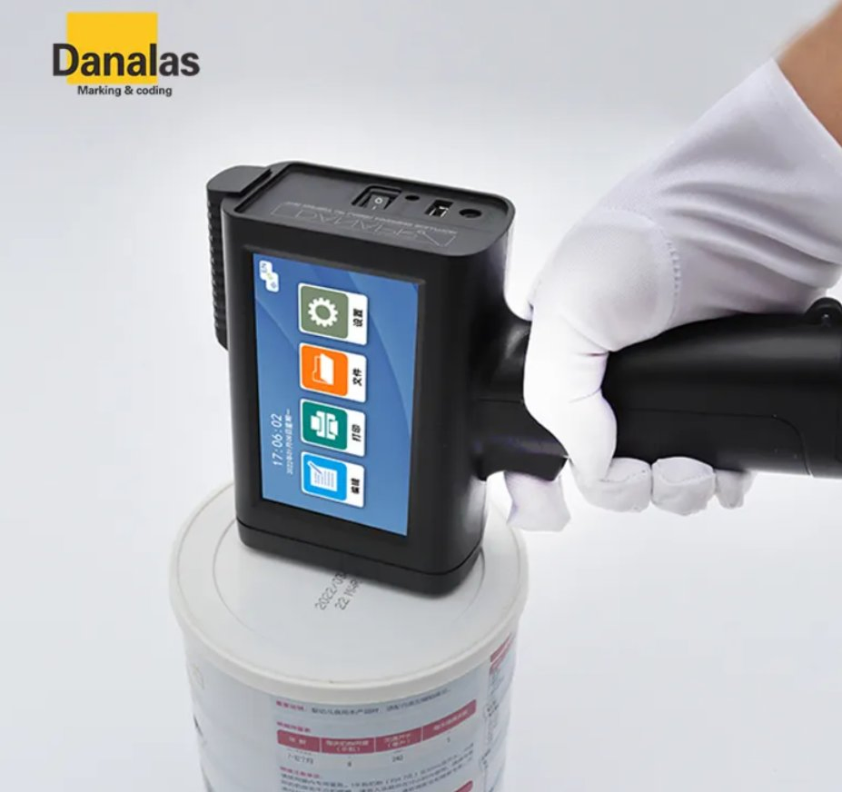 Portable Inkjet Printer Handheld Tij Printer Dana Thermal Inkjet Coding