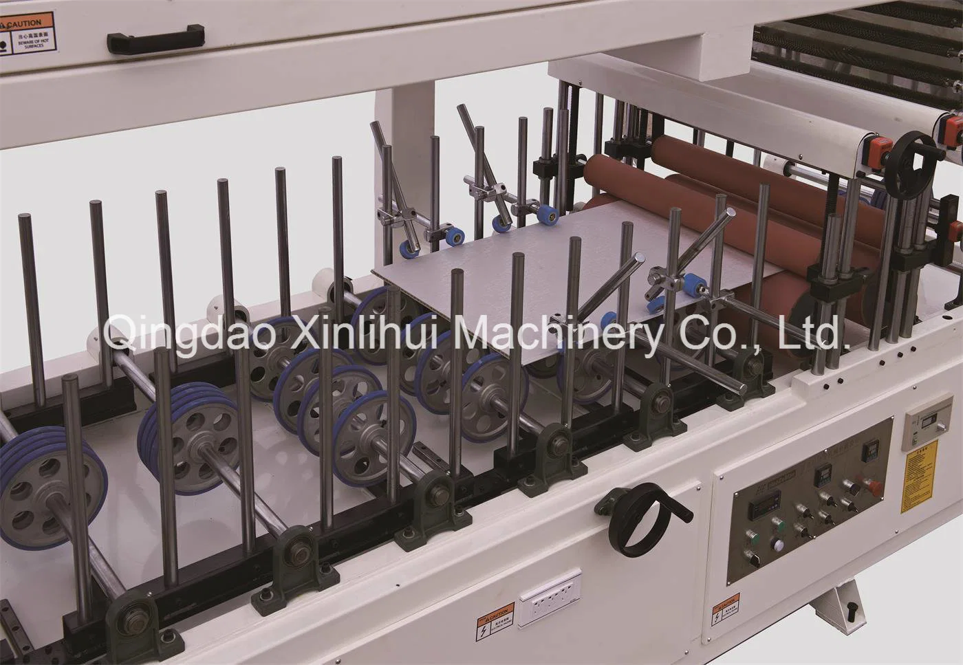 Woodworking Wood Profile Wrapping PVC and Veneer Laminating Machine/ PUR Hot Melt Adhesive Wallboard Decorative Puv Woodworking Coating Machine