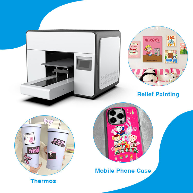 Industrial-Grade A3 UV Flatbed Printer for High-Volume Printing