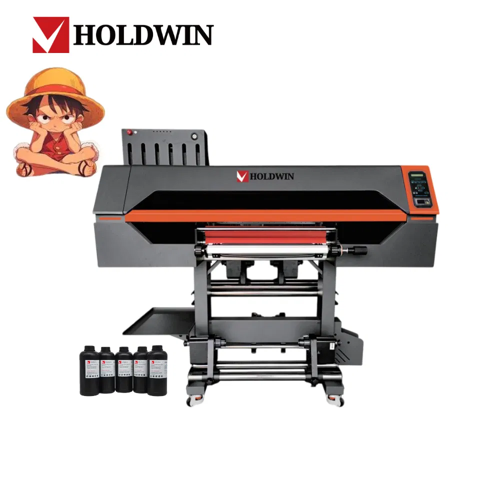 Holdwin Roll to Roll Cmyk Digital Printing Machine for Glass Cup for Fabric Embroidery 60cm