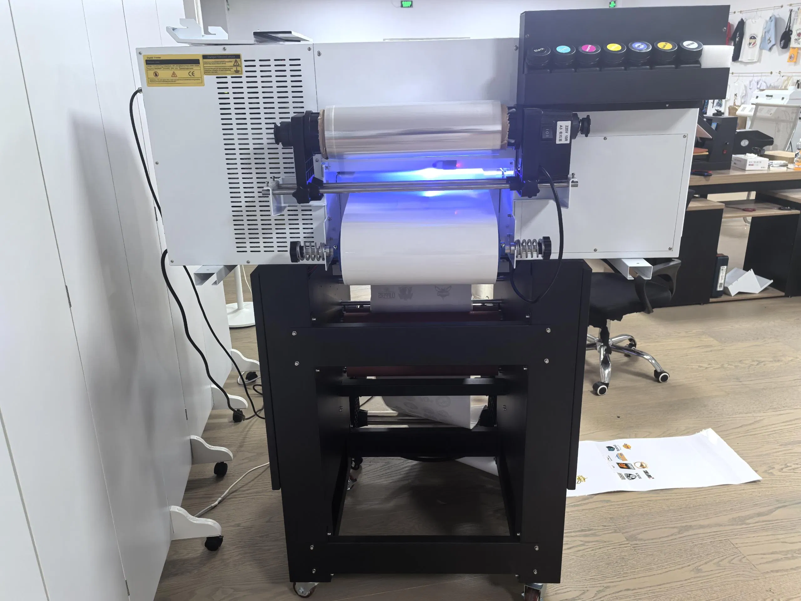 All Surfaces A3 UV Dtf Printer with Laminating for Wood Metal Plastic Glass
