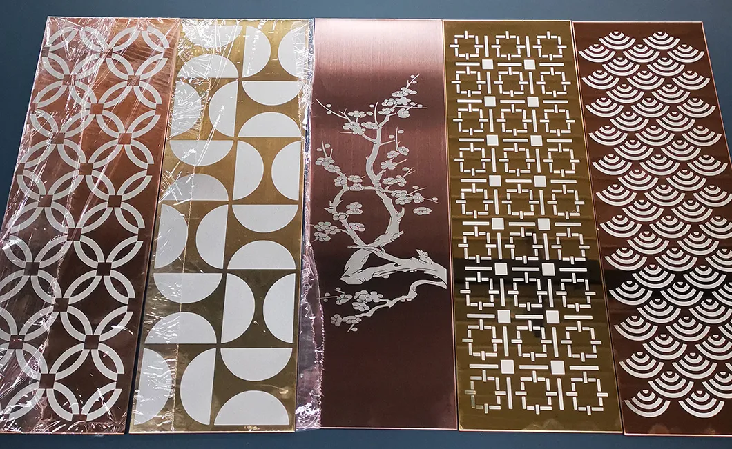 Elevator Decorative Plate Engraving